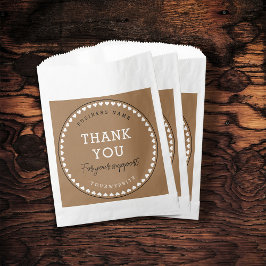 Gracias Por Su Ayuda, Bolsa De Papel Beige