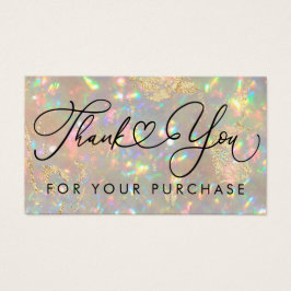 gracias por su opal de compra