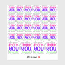 Gracias Por Su Pedido - Pegatina Vinyl