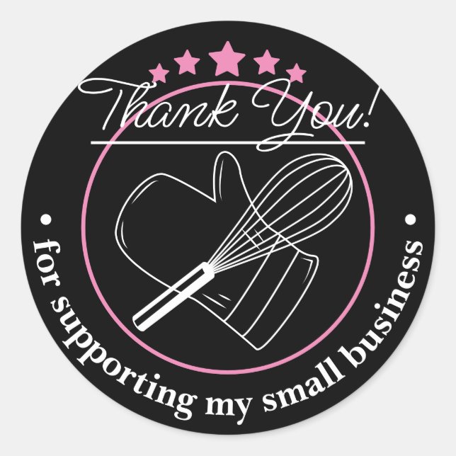 Gracias Por Su Pegatina Gris Empresarial (Anverso)