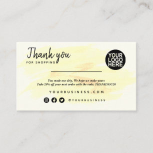 Gracias Por Su Plantilla De Tarjetas De Pedido Bus