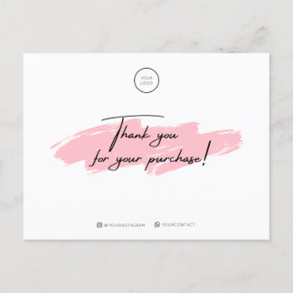 Gracias Por Su Postal De Compra