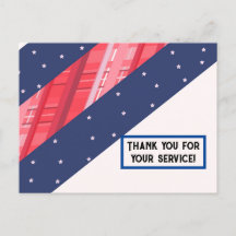 ¡Gracias por Su Servicio! Postal