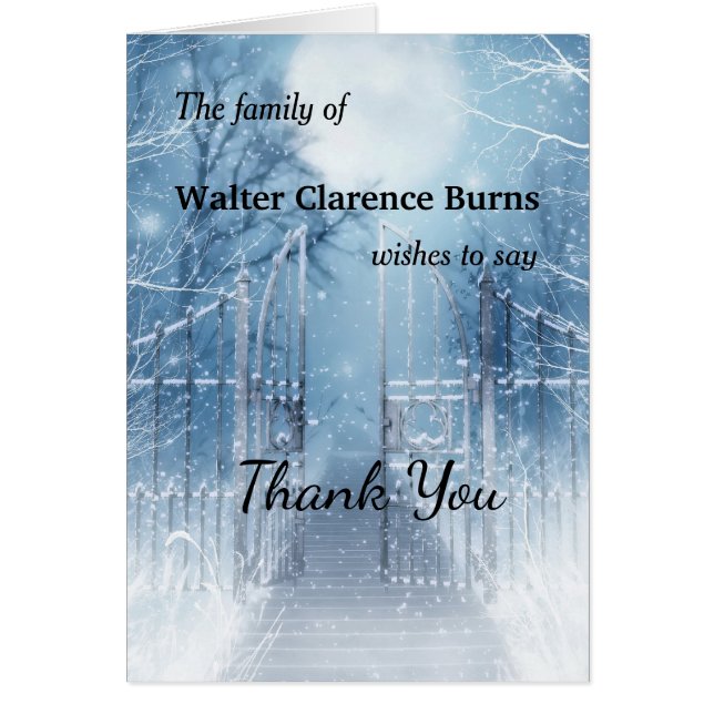 Gracias por su simpatía. (Frente)