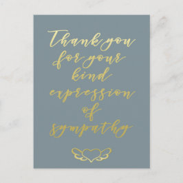 Gracias por su simpatía - Tarjeta postal