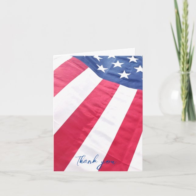 Gracias por su tarjeta de agradecimiento plegado p (Anverso)