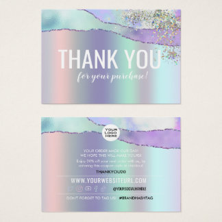 Gracias por su tarjeta de descuento para clientes 