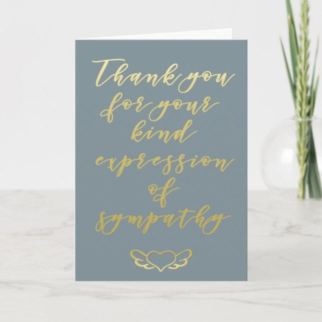 Gracias por su tarjeta de felicitación (Anverso)