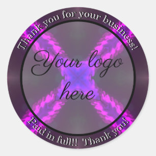 Gracias por sus pegatinas comerciales