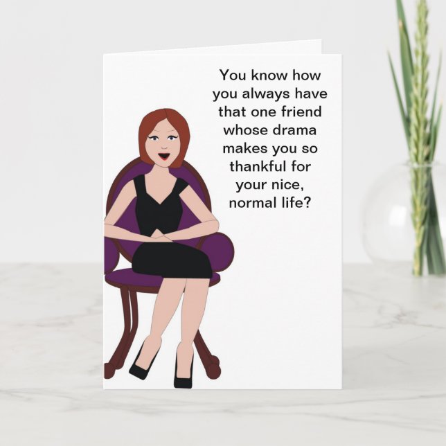 Gracias por tarjeta de felicitación que escucha (Anverso)