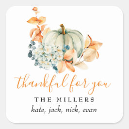 Gracias por ti etiqueta de regalo de agradecimient