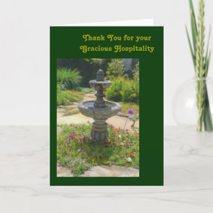 Gracias por tu Graciosa Plantilla de Hospitalidad