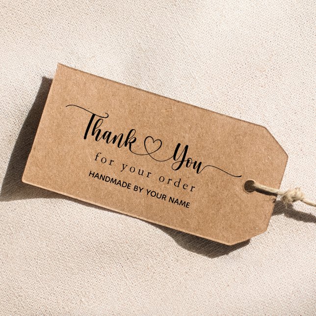 Gracias por tu pedido con sello de goma de corazón (Subido por el creador)