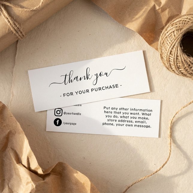 Gracias por tu pedido, medios sociales (Thank you for your order, social media.)