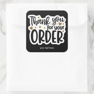 Gracias por tu pegatina de pedidos