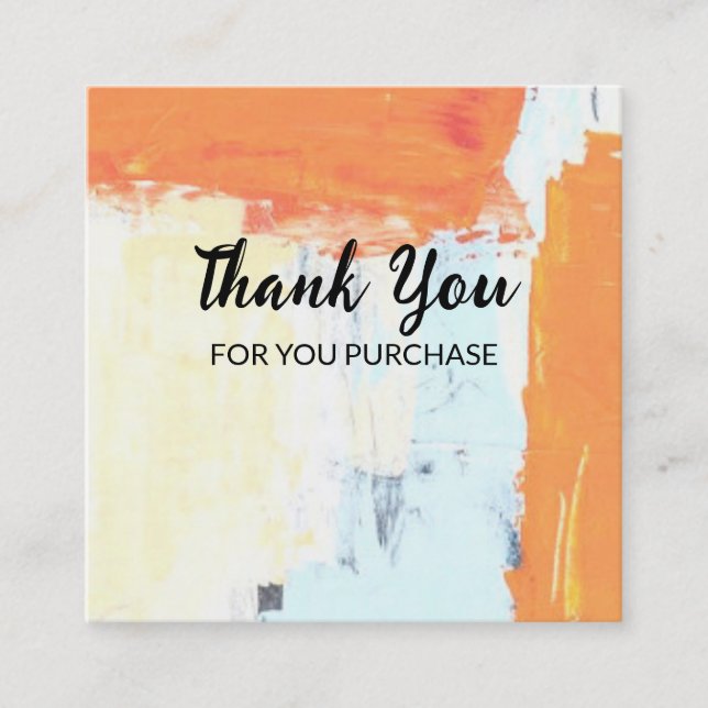Gracias por tu tarjeta de compra (Anverso)