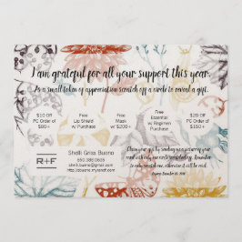 Gracias por tu tarjeta de cupón