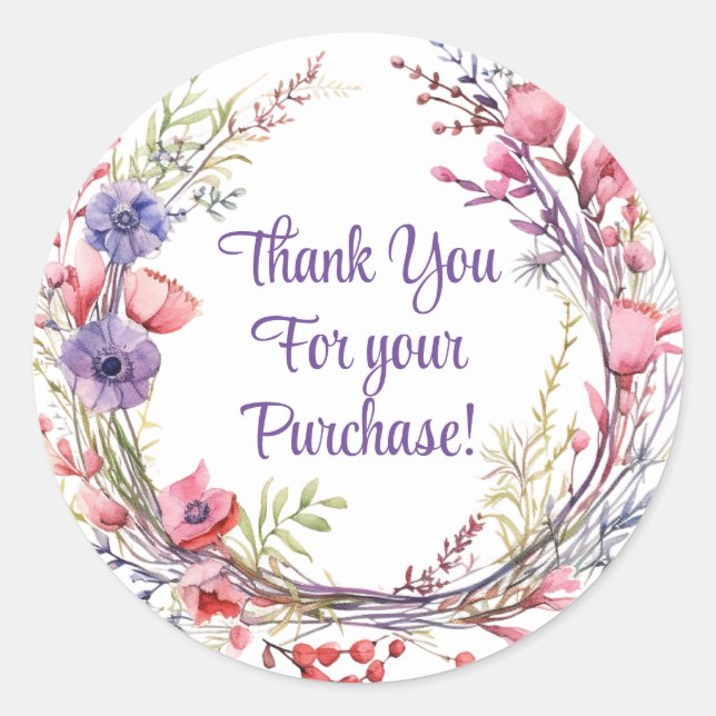 Gracias por tus pegatinas de compra (Anverso)