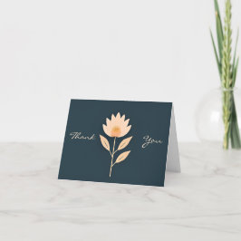 Gracias por una simple gota de flores en gris