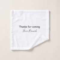 gracias por venir agregar nombre mensaje texto bab