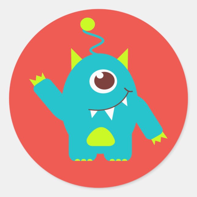 Gracias por venir niños pegatina de cumpleaños ali (Anverso)