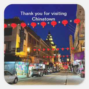 Gracias por visitar SF Chinatown #11 Pegatina