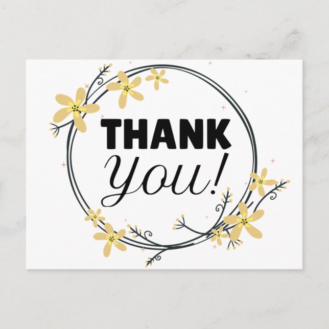 gracias postal (Anverso)