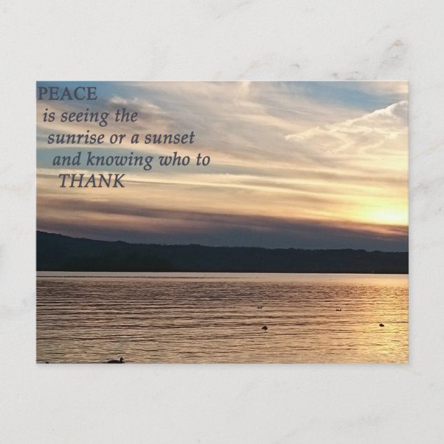 Gracias postal (Anverso)