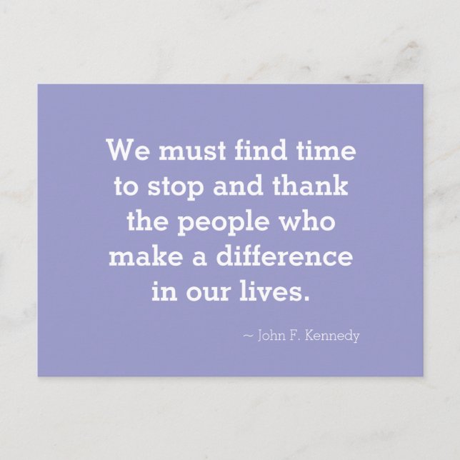 Gracias, postal Inspiradora (Anverso)