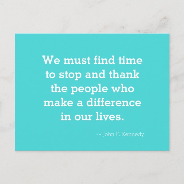 Gracias, postal Inspiradora (Anverso)