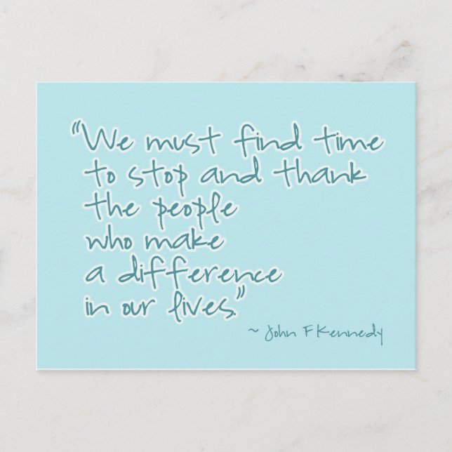 Gracias, postal Inspiradora (Anverso)