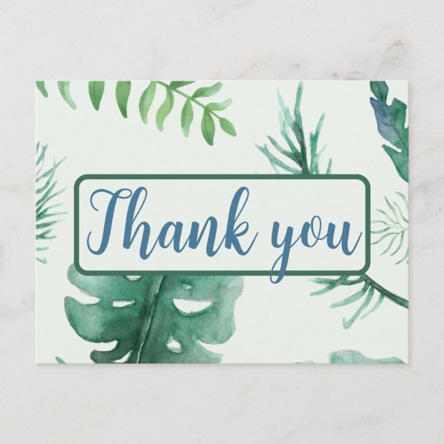 Gracias postales de Safari Jungle (Anverso)