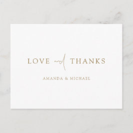 Gracias Postales para invitados Bodas y regalos