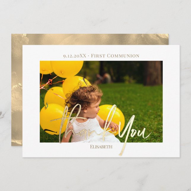 Gracias primera tarjeta fotográfica comunitaria co (Anverso / Reverso)