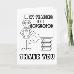 Gracias Profesor - Colocarme En Tarjeta De Superhé