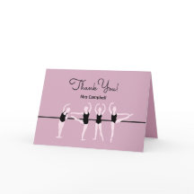 ¡Gracias Profesor De Baile! Tarjeta