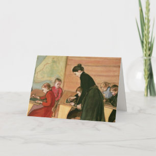 Gracias, Profesor. Tarjeta Bella Artes