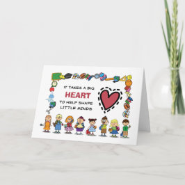 Gracias, Profesor. Tarjeta de felicitación de pers