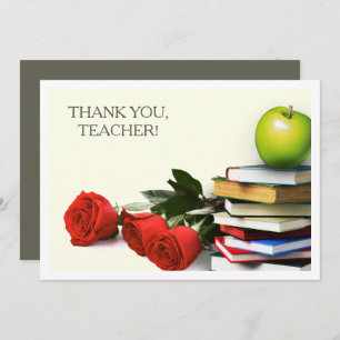 Gracias, Profesor.  Tarjetas planas personalizados