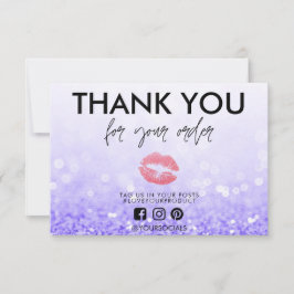 Gracias Purple Purpurina Pink Lips Media Insert