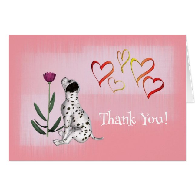 Gracias Rosa Dalmation Gracias (Anverso (Horizontal))