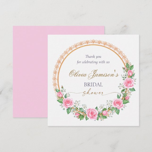 Gracias Rosas y guerra de novias por la respiració (Anverso / Reverso)