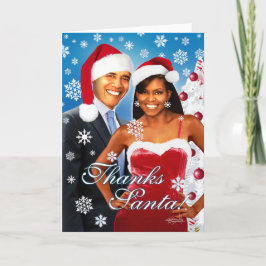 ¡Gracias, Santa! Tarjeta mediana