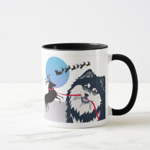 GRACIAS SANTA- Taza de Finnish Lapphund - elegir e