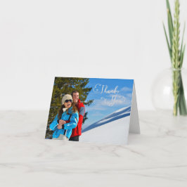 Gracias Script la foto - postal