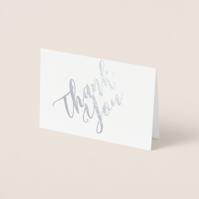 Gracias Script Mini (3.5"x5") Tarjeta de Relieve m (Anverso)