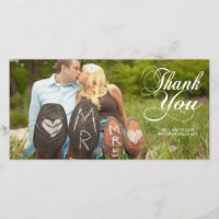 Gracias Script tarjetas de la foto de la capa de