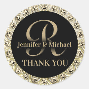 Gracias Sello De Glam De Oro