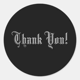 Gracias! Sello para sobres de texto Boda formal