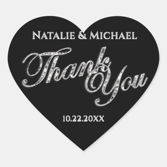 Gracias Sello Purpurina (Anverso)